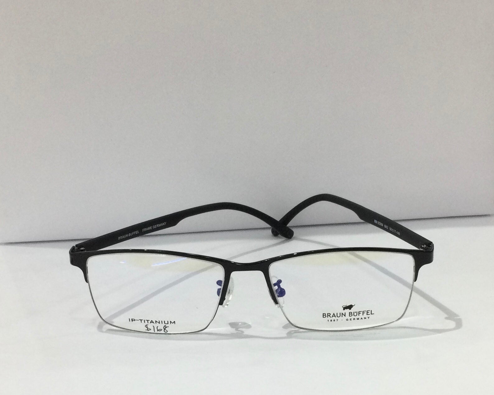 BRAUN BUFFEL FRAME BB32309 BK2 55-17