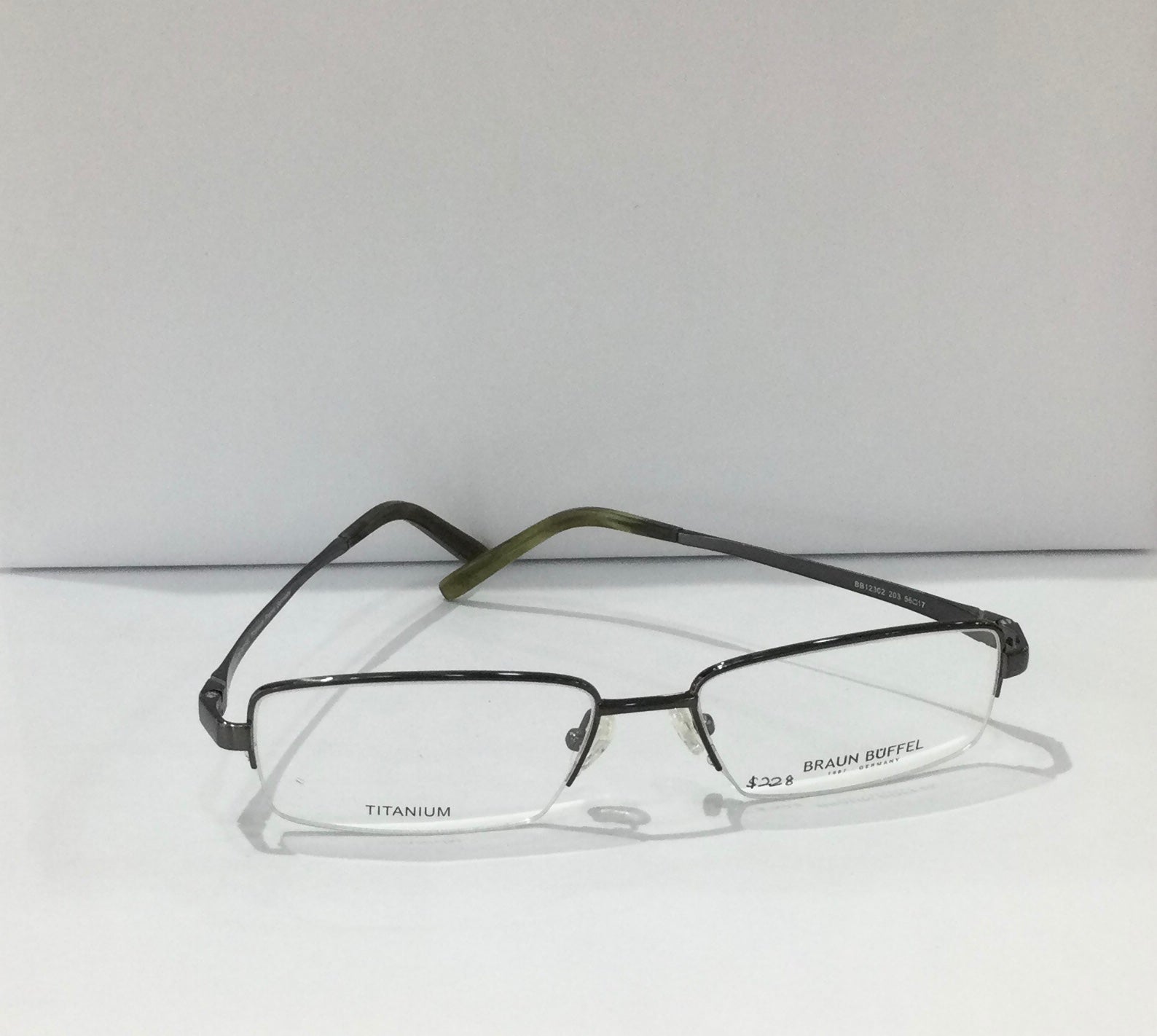 BRAUN BUFFEL FRAME BB12302 203 56-17 TITANIUM
