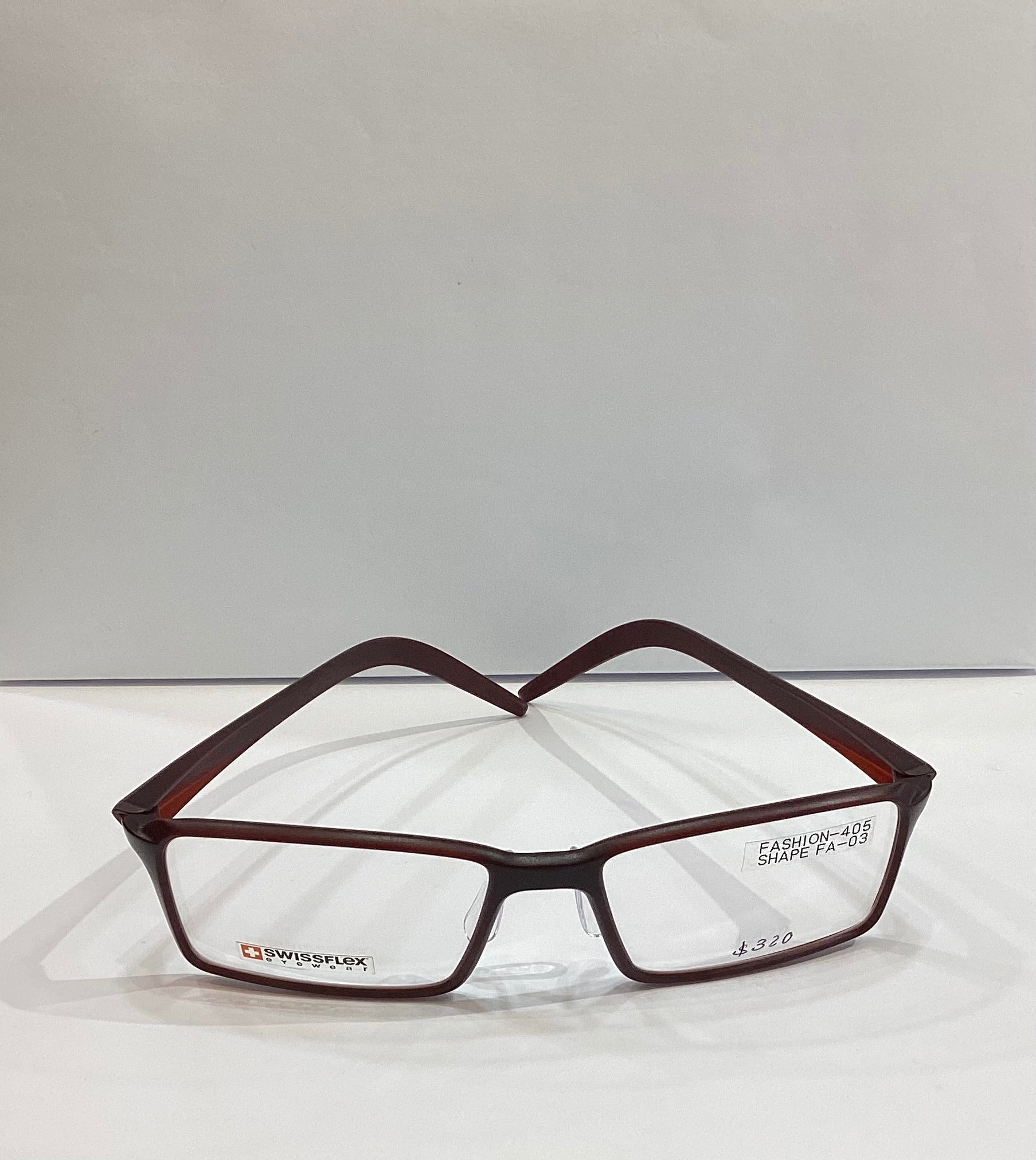 SWISSFLEX FRAME FASHION 405 BORDEAUX SHAPE FA-03 55