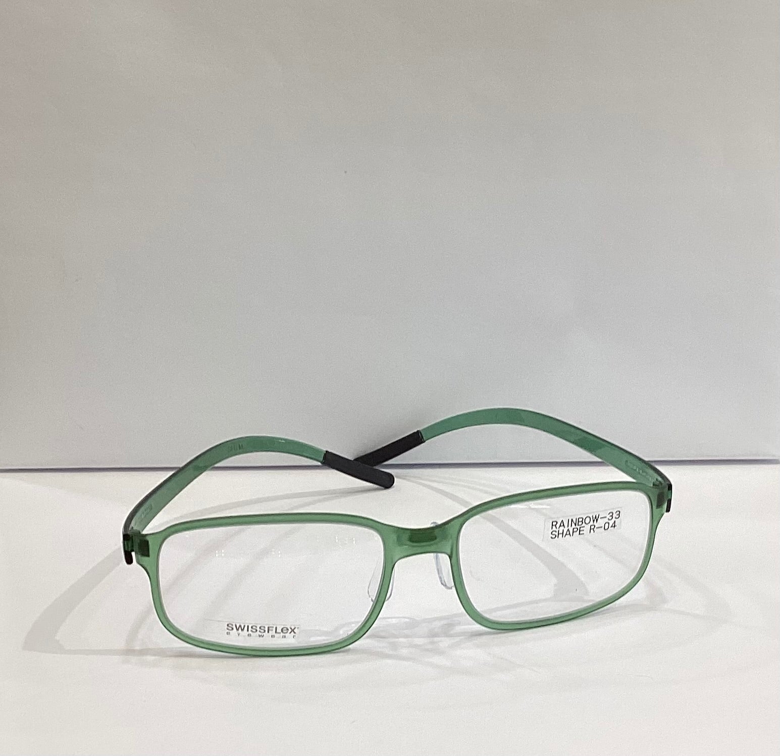 SWISSFLEX FRAME RAINBOW 33 GREEN SHAPE R-04 54