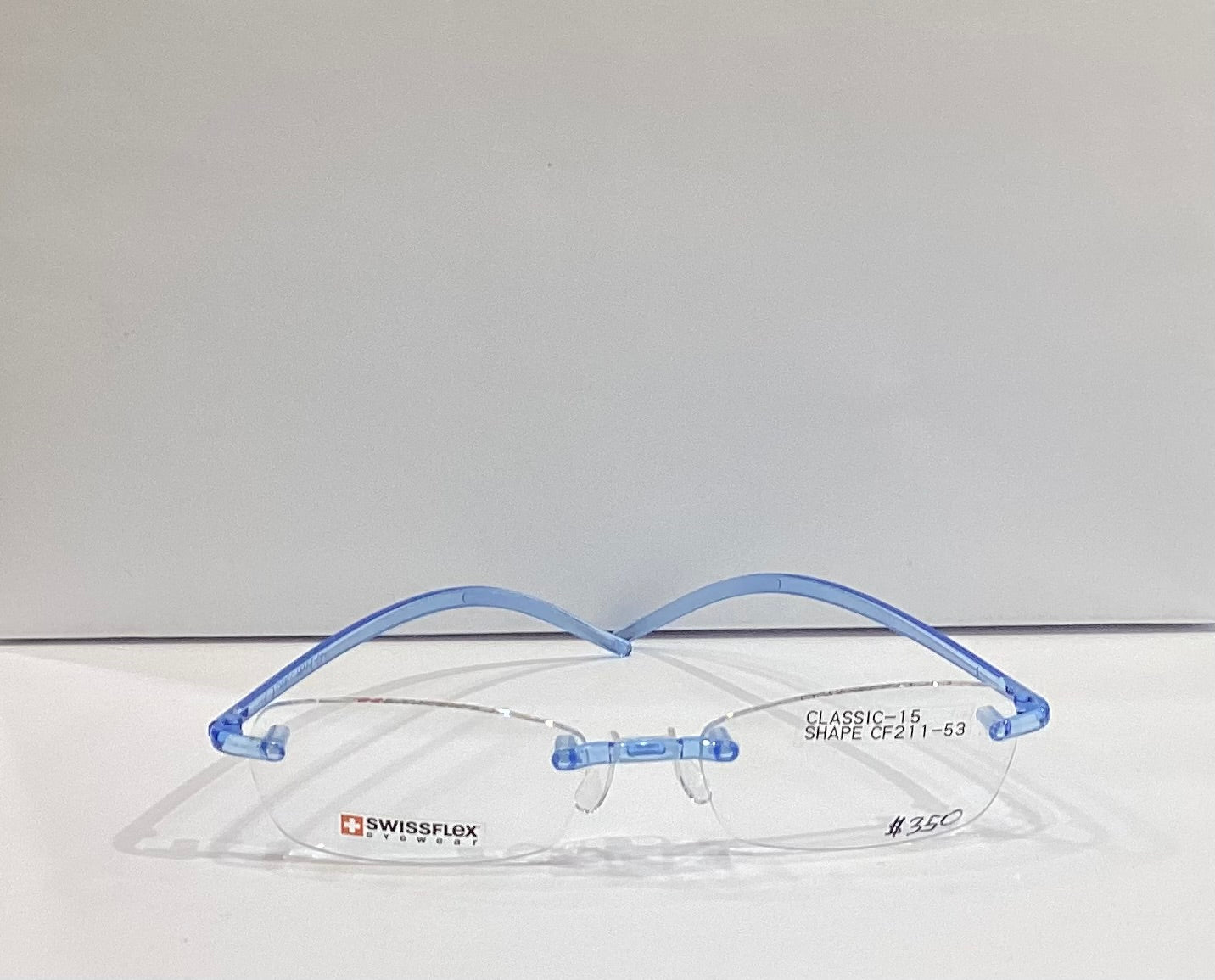 SWISSFLEX FRAME CLASSIC 15 ICE BLUE SHAPE CF211-53