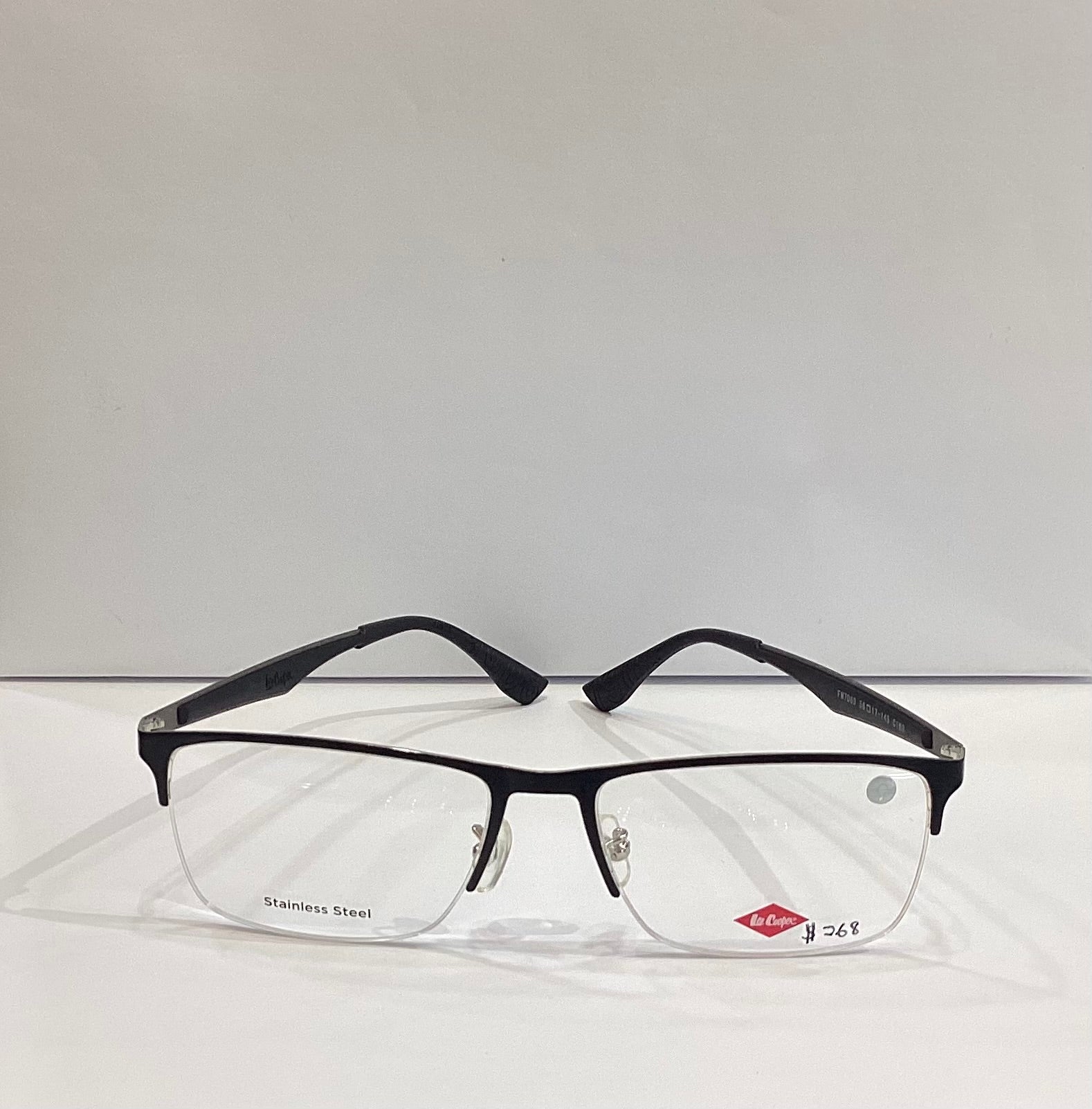 LEE COOPER FRAME FM7069 56-17 C1 M9 STAINLESS STEEL