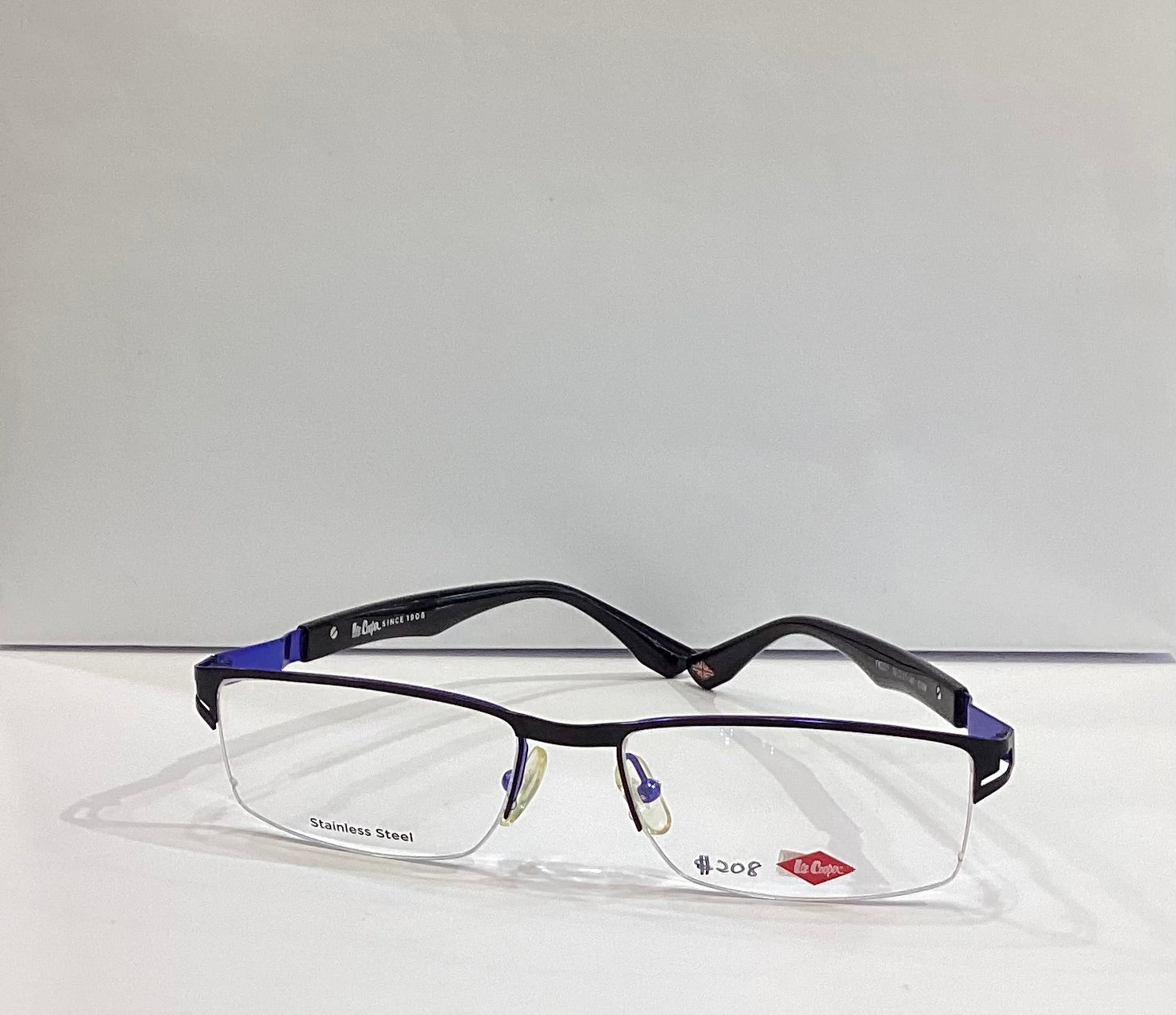 LEE COOPER FRAME FM2221 55-17 C16M STAINLESS STEEL