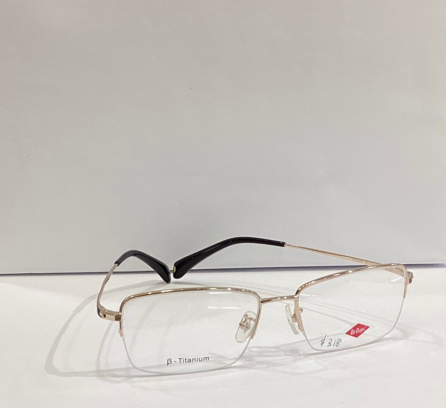 LEE COOPER FRAME TF3239 55-17 8L1M B-TITANIUM