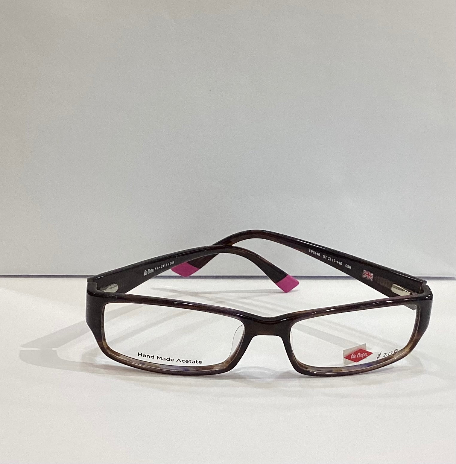 LEE COOPER FRAME FP2146 57-17 C3W HAND MADE ACETATE