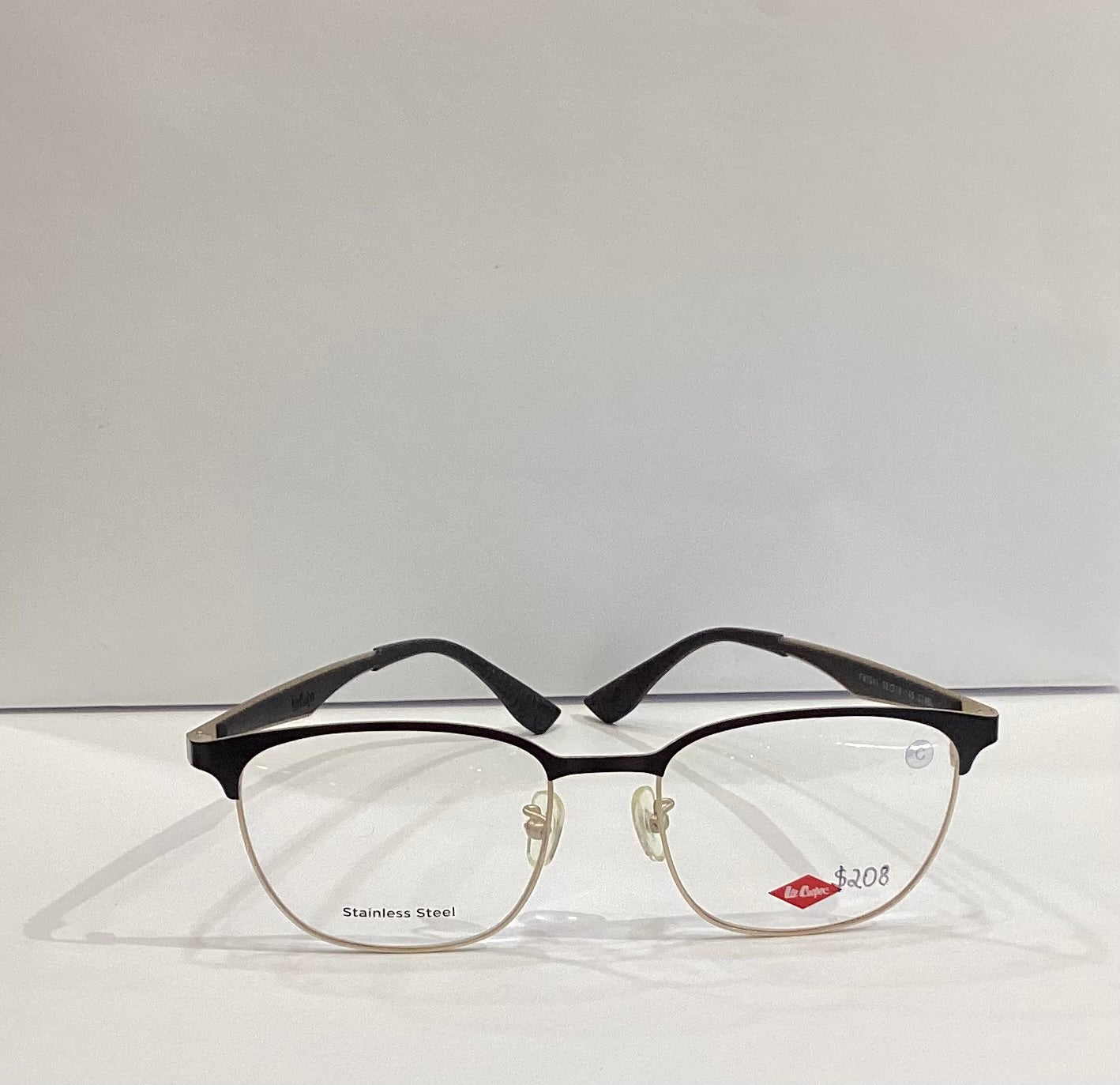 LEE COOPER FRAME FM7041 52-18 C1M8L STAINLESS STEEL